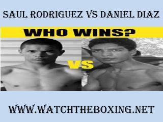 watch Saul Rodriguez vs Daniel Diaz online streaming