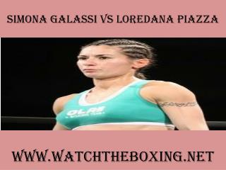 watch Simona Galassi vs Loredana Piazza 7 February 2015 onli