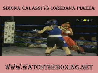watch Simona Galassi vs Loredana Piazza 7 February 2015