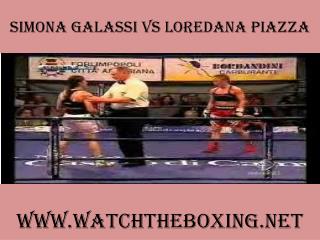 watch Simona Galassi vs Loredana Piazza online 7 February 20