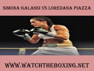 watch Simona Galassi vs Loredana Piazza live