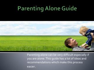 Parenting Alone Guide