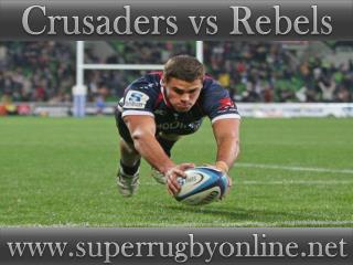 Super rugby Crusaders vs Rebels