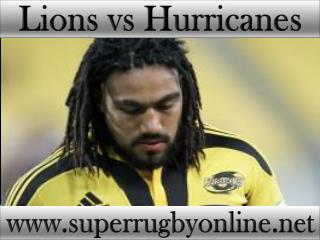 watch Lions vs Hurricanes tv stream