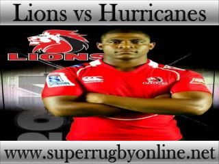 live Lions vs Hurricanes