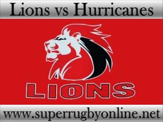 Lions vs Hurricanes live on webstreaming