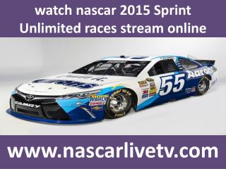 watch nascar 2015 Sprint Unlimited races stream online