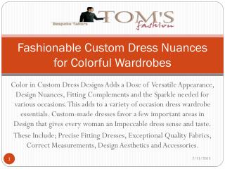 Toms Fashion-Leading custom tailor in Chicago