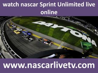 watch nascar SPRINT UNLIMITED live online