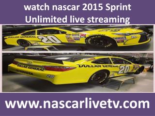 watch nascar 2015 Sprint Unlimited race live streaming