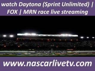 Sprint Unlimited at Daytona race live online