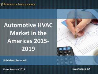 Automotive HVAC Market in the Americas 2015-2019