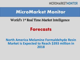 North America Melamine Formaldehyde Resin Market is Expected