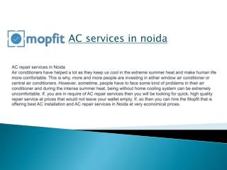 AC repair services in noida