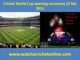 Cricket World Cup 2015