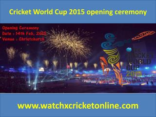 Cricket World Cup 2015