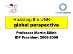 Realizing the UNR global perspective