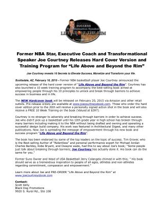 Former NBA Star, Executive Coach and Transformational