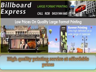 Billboard Printing - Billboard Express