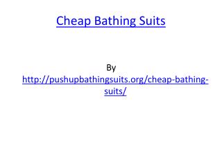 Cheap Bathing Suits