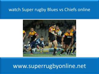 live Blues Super Rugby