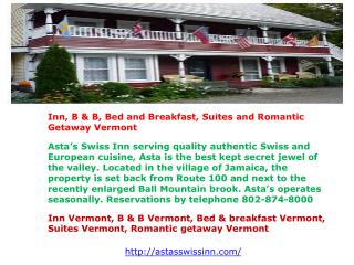 Inn, B & B, Bed and Breakfast, Suites and Romantic Getaway V