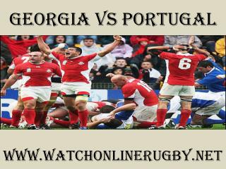 live rugby match Georgia vs Portugal