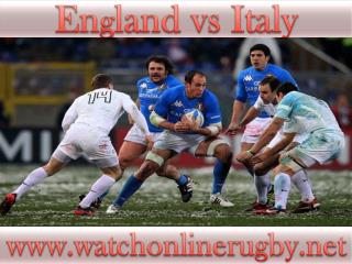 watch England vs Italy live rugby