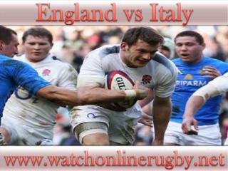 live rugby match England vs Italy