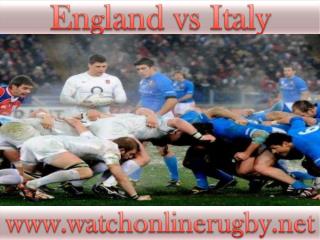 live England vs Italy stream online