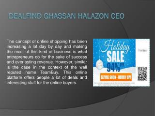 Dealfind Ghassan Halazon CEO