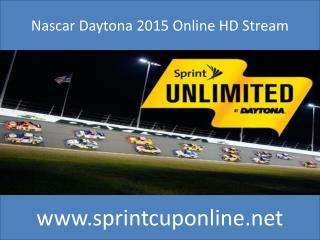 NASCAR Sprint Unlimited at Daytona Live