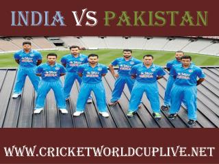 India vs Pakistan live cricket 15 feb 2015