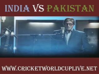 India vs Pakistan match will be live telecast on 15 feb 2015