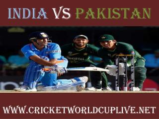 live cricket match India vs Pakistan 15 feb 2015