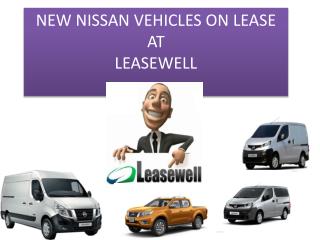 NEW NISSAN VEHICLES ON LEASE AT LEASEWELL