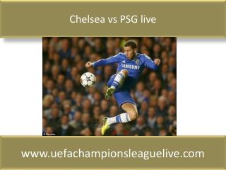 Chelsea vs PSG live Football