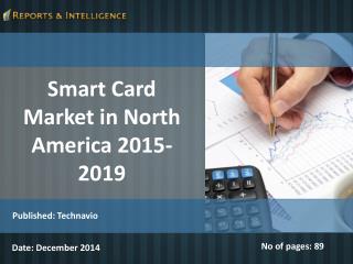 Smart Card Market in North America 2015-2019