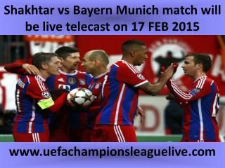 Go Stream HD ((( Shakhtar vs Bayern Munich ))) 17 FEB