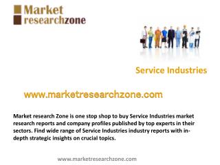 Service Industries market research reports, analysis