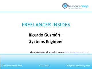 Ricardo Guzmán - Systems Engineer