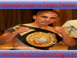 streaming ((()))) Sergio Perales vs Ryosuke Iwasa 18 Feb 201