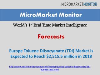 Europe Toluene Diisocyanate (TDI) Market