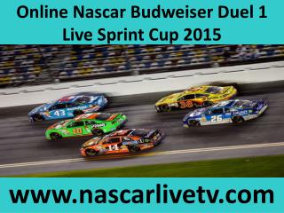 Nascar Sprint Cup Daytona International Speedway 19 feb 2015