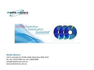 CD DVD Duplication Service