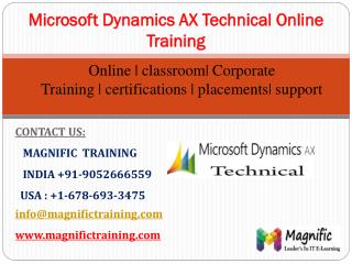 ms dynamics ax technical online training in usa