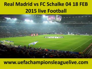 online Football Real Madrid vs FC Schalke 04