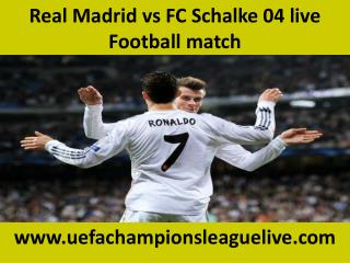 Watch Schalke vs Real Madrid UEFA 2015 Live Streaming