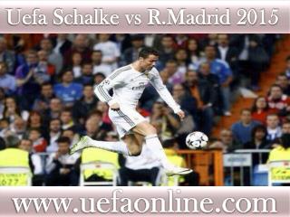Football matchSchalke vs R.Madrid online