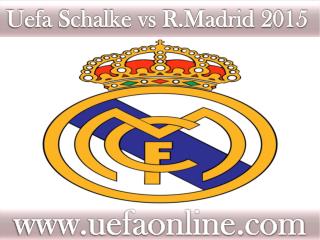 live Football ((( Schalke vs R.Madrid ))) online on mac
